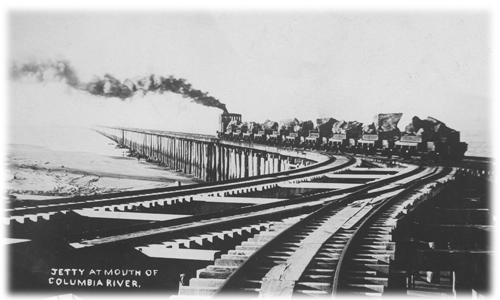 SOUTH JETTY CONSTRUCTION YARDS Columbia River Mouth